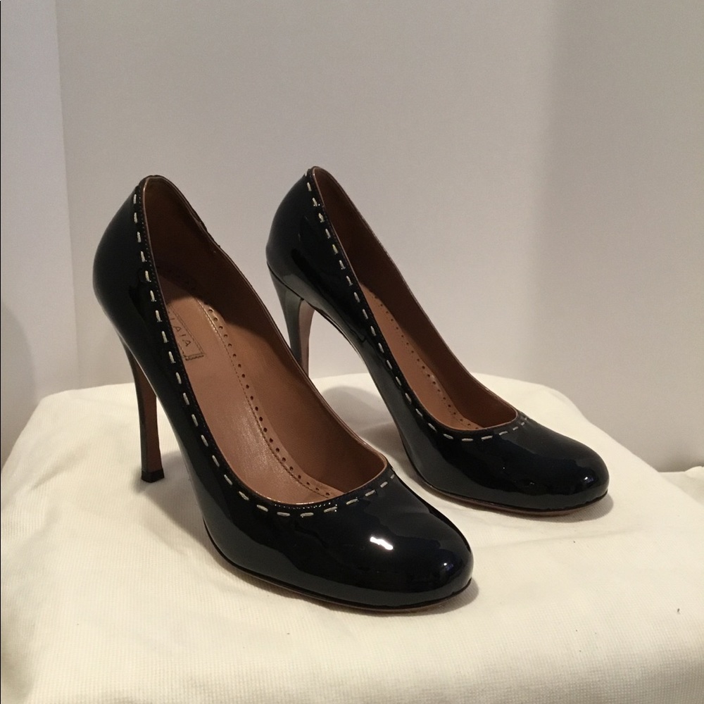Black Patent Leather Heels